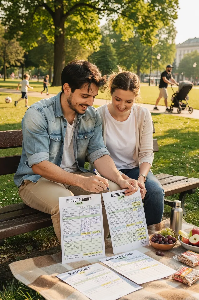 Könyvesbolt polcain elhelyezett pénzügyi tervezők, amelyek segítik az olvasókat a költségvetés készítésében.